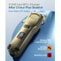 Oneisall Tondeuse à poils pour chiens de haute qualité, tondeuse sans fil entièrement lavable étanche IPX7, adaptée aux poils lo