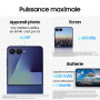 Samsung Galaxy Z Flip7, Smartphone Android 5G avec Galaxy AI, 256 Go, Chargeur Secteur Rapide 25W Inclus, Smartphone déverrouill