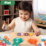 Montessori - Jeu éducatif - Compteur de doigts double face et planche à suivre les chiffres - Jouet éducatif pour enfants à part