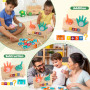 Montessori - Jeu éducatif - Compteur de doigts double face et planche à suivre les chiffres - Jouet éducatif pour enfants à part
