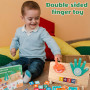 Montessori - Jeu éducatif - Compteur de doigts double face et planche à suivre les chiffres - Jouet éducatif pour enfants à part
