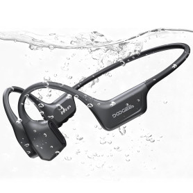 DOOGEE Casque à Conduction Osseuse,Étanche IP68 Écouteurs pour la Natation,10 Heures,Bluetooth 5.4 sans Fil 64Go de Stockage,Mod