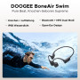 DOOGEE Casque à Conduction Osseuse,Étanche IP68 Écouteurs pour la Natation,10 Heures,Bluetooth 5.4 sans Fil 64Go de Stockage,Mod