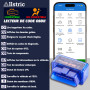 Allstric® Obd2 Diagnostic Voiture Multimarque. Elm 327 Outils Diagnostics système Moteur OBD-II. OBD2 Bluetooth Original pour Di