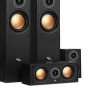 Evidence Acoustics Ensemble HiFi/Home-Cinéma EA950-PG - 5 Enceintes 850W - Bass Reflex - Haut-parleurs Finition cuivre