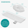 Navaris Housse de rechange pour nettoyeur vapeur - Kit de lingettes microfibres - Compatible avec Kärcher EasyFix série SC 2 à 5