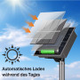 SOLARBABY Lot de 4 Guirlande Lumineuse Exterieur Solaire,4x11.5m Total 400 LED Guirlande Lumineuse Solaire Étanche 8 Modes, Guir