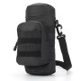 Kyrio Molle Sac à bandoulière pour bouteille d'eau avec pochette pour accessoires et bandoulière amovible 25 x 10,9 cm