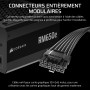 CORSAIR RM650e (2025) Alimentation ATX entièrement modulaire et silencieuse avec câble 12V-2x6 - Compatible ATX 3.1 et PCIe 5.1,