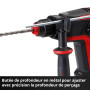 Einhell Professional Marteau Perforateur sans fil TP-HD 18/26 Li BL-Solo Power X-Change (18 V, moteur Brushless, 2,6 J, SDS-Plus