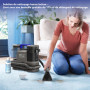 Akitas X7 600W Shampouineuse Canapé avec Fonction Autonettoyante, Aspiration 14kPa, Poils d’Animaux, Nettoyeur Tapis, Matelas, V