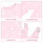 Bébé Filles Combinaison Barboteuses Pyjamas Coton Grenouillère Manches Longues Body 0-3 Mois