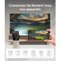 Projecteur Portable TCL C1 GTV, Full HD 1080p, Licence Netflix, Mise au Point Auto, Audio Dolby Digital, 30 000 h de Vie, Image 