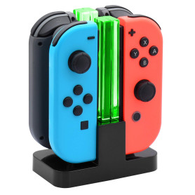 FYOUNG 4 en 1 Chargeur pour Compatible avec Joy Con pour Switch & OLED Model, Station de Charge pour Pro Manettes