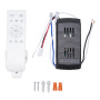Tnfeeon Kit de Télécommande de Ventilateur de Plafond, DC 6 Vitesses Récepteur de Contrôleur de Lumière de Plafond avec Minuteri