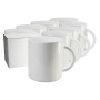PixColor Lot de 15 tasses à sublimation en céramique blanche avec anse | Capacité de 250 ml | Boîte individuelle avec chaque tas
