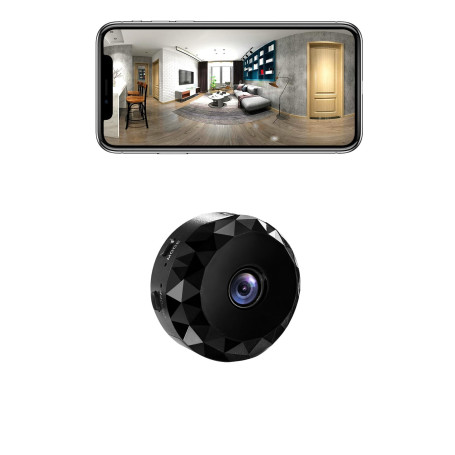 qoiq Camera Espion WiFi 1080P Mini Caméra de Surveillance Interieur/extérieur sans Fil avec Enregistrement Camera Espion a Dista