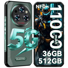 OUKITEL WP35 Pro 5G Telephone Incassable - 36GO(12+24)+512GO Telephone Portable Android 14,6,6 Pouces FHD+,5G Dual SIM, Telephon