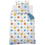 Pokémon Power Parure de lit Enfant | 100% Coton | Oeko-TEX | Housse de Couette 140x200 cm + Taie d'oreiller 63x63 cm | Imprimé R