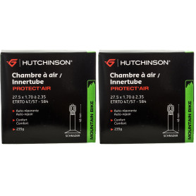 Hutchinson - Chambre À Air - VTT - Protect'Air - Auto-Réparante - Liquide Anti-Crevaison Intégré - Valve Schräder - Épaisseur 0.