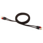 AmazonBasics 1/2-Male to 2-Male RCA Audio interconnects - 4 Feet, 2-Male to 2-Male