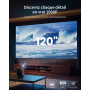 Dangbei N2mini Vidéoprojecteur avec Stand réglable, sous Licence Officielle Netflix, Native 1080p, Dolby Audio, Wi-FI 6 et Bluet