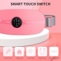 Ceinture Menstruelle Chauffante, Coussin Chauffant Menstruel Avec 3 Niveaux de Chaleur et 3 Modes de Massage (Rose)