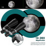 ESSLNB Jumelles Astronomie 13-39X70 Zoom Géant Jumelle Astronomique avec Adaptateur Téléphonique et Adaptateur pour Trépied pour