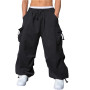WZIKAI Pantalon cargo baggy décontracté pour homme - Pantalon cargo de parachute - Coupe ample - Hip Hop - Sarouel avec poches