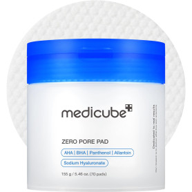 medicube Zero Pore Pads 2.0, Tonifiants Pour Le Visage À Double Texture Pour L'Exfoliation Et Le Soin Des Pores Avec 4,5% D'Acid