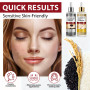 Peel Shot Glow Rice Peeling Ampoule, sérum exfoliant doux pour le visage et le corps, resserrement des pores et hydratation prof