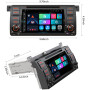 Android 14 Autoradio pour BMW E46 M3 Rover 75 MG ZT 1999-2005 avec sans Fil carplay Android Auto, 7 Pouces 1280 * 720P IPS écran
