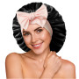 Umisleep 100% 22 Momme de Mûrier Bonnet Soie Cheveux Nuit pour Dormir, Bonnet de Nuit Doux en Soie Double Couche pour Cheveux Fr