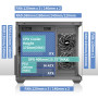 MUSETEX Boitier PC ATX, 3 Ventilateurs Non-LED préinstallés, Support RAD 360MM, Verre trempé 270° Full View Boitier Pc Gamer wit