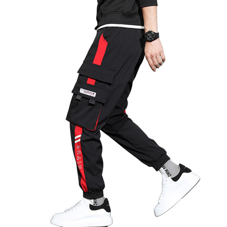 XYXIONGMAO Pantalon de jogging streetwear décontracté pour homme - Pantalon de sport baggy décontracté - Pantalon de survêtement