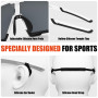 X-TIGER Lunettes de Cyclisme Lunettes de VTT Homme, Lunettes de Vélo avec 5 Lentilles Interchangeables Protection UV400, Monture