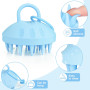 Alyvisun Brosse Massage Cuir Chevelu, Brosse en Silicone Douce, la Relaxation et la Propreté de la Tête, Exfoliation pour le Cui