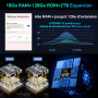 Blackview BV6200 Pro téléphone incassable, 13000mAh, Haut-Parleur 98 DB Telephone Portable incassable, Android 14 Smartphone, 18
