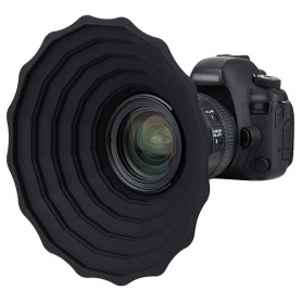 JJC Pare-Soleil en Silicone Anti-reflet pour Objectif d'appareil Photo Reflex numérique Canon Nikon Diamètre Externe 53 mm ~ 72 
