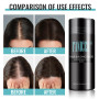 27.5G Fibres Capillaires et Poudre Densifiante pour Cheveux Clairsemés - Pour Hommes et Femmes (Noir)