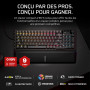 CORSAIR VANGUARD PRO 96 Hall Effect Clavier de Jeu Magnétique Mécanique Filaire – 96%, MGX Hyperdrive Commutateurs, Interrogatio