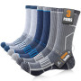 Circorld Chaussettes Homme 43-46 37-42 47-50, Chaussette de Sport Homme, Anti-Ampoule, Anti-Odeur, Absorbant l'Humidité, Chausse