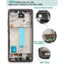 Écran tactile de rechange TFT pour Samsung Galaxy A52 5G LCD pour Samsung A52 5G Digitizer pour SM-A526B SM-A526U Écran tactile 