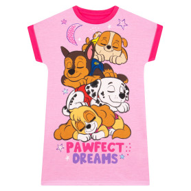 Chemise de Nuit Fille Pat Patrouille | Skye Chemise de Nuit Enfant | Manche Courte Robe de Nuit