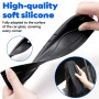 UIEXAY Raclette Vitre Voiture En Silicone, Lame D'Eau, Raclette De Séchage De Voiture, Car Squeegee, Raclettes D'Essuie-Glace De