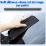 UIEXAY Raclette Vitre Voiture En Silicone, Lame D'Eau, Raclette De Séchage De Voiture, Car Squeegee, Raclettes D'Essuie-Glace De