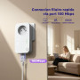 STRONG CPL AV600 Mbps, Prise Intégrée, Box CPL HomePlug AV2, Plug & Play, Compatible avec Toutes Les Box, Port Ethernet 100 Mbps