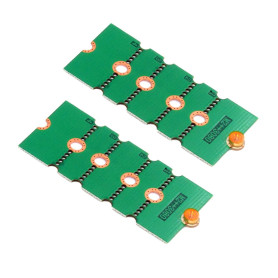 cablecc Lot de 2 adaptateurs NGFF M2 NVME M.2 pour transfert de cartes SSD 2230 2242 2260 2280