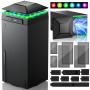 Ventilateur de Refroidissement RGB pour Xbox Series X avec Filtre Anti-poussière & 7 Modes D'éclairage LED, Refroidisseur pour X