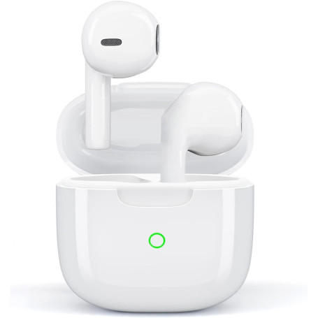 BGJRBY Écouteurs sans Fil, Bluetooth 5.4 in Ear Écouteurs avec Annulation du Bruit HD Mic, 48H HiFi Stéréo Casques, Contrôle Tac